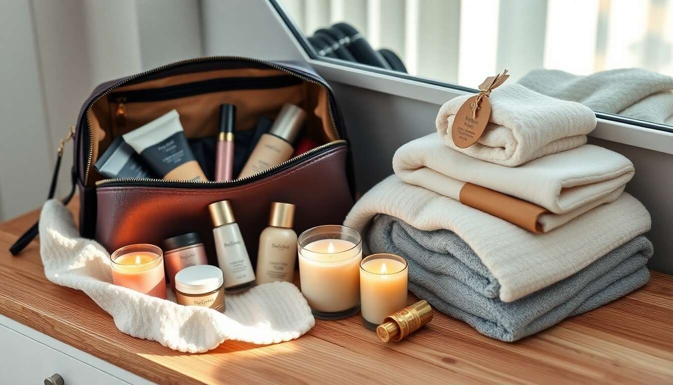 Avis : coffret cadeau femme, trousse maquillage et kit spa