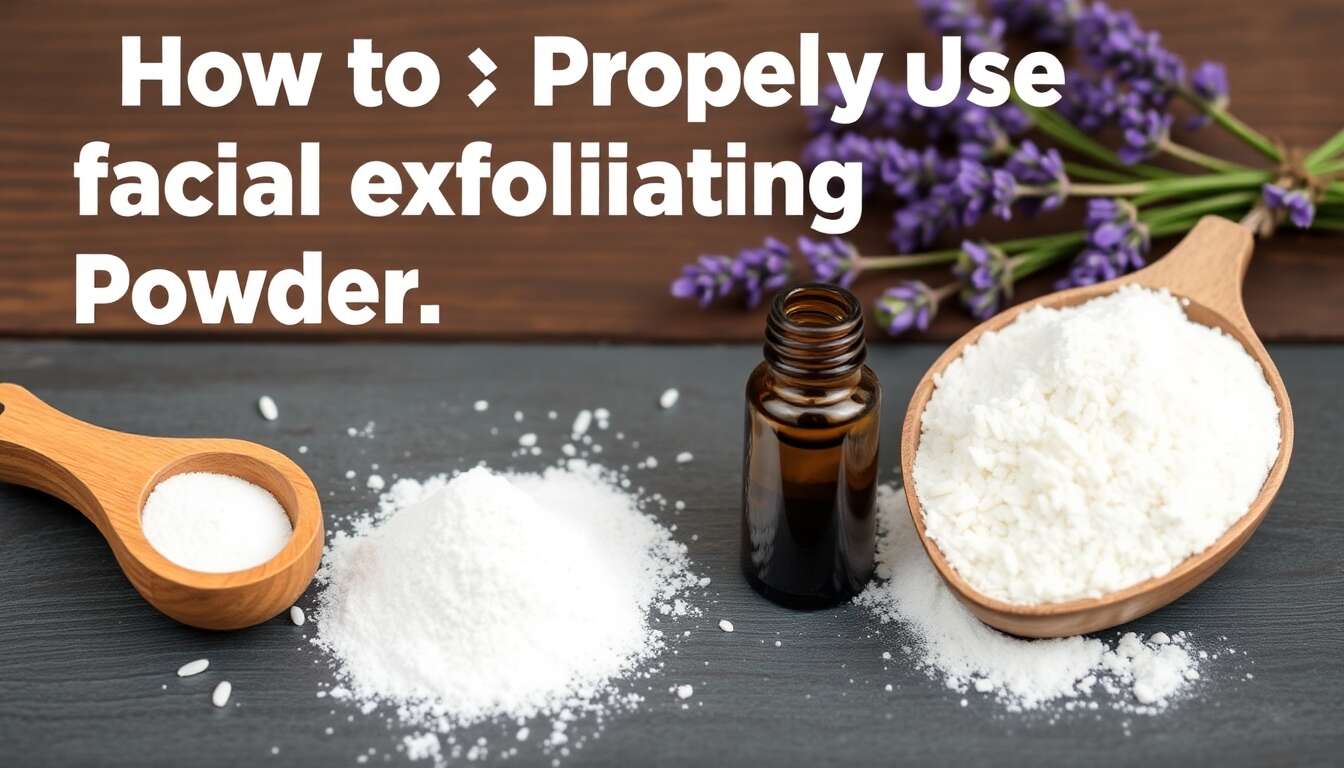 Comment bien utiliser la poudre exfoliante pour le visage ?
