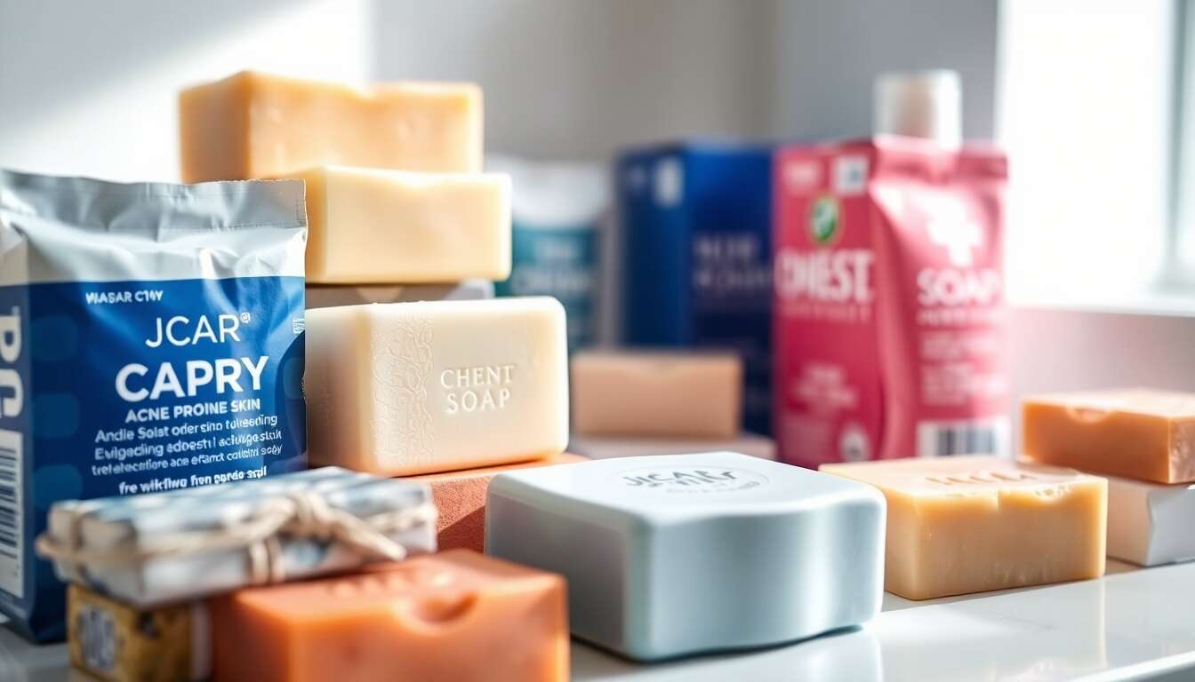 Quel savon de pharmacie choisir pour une peau acnéique ?