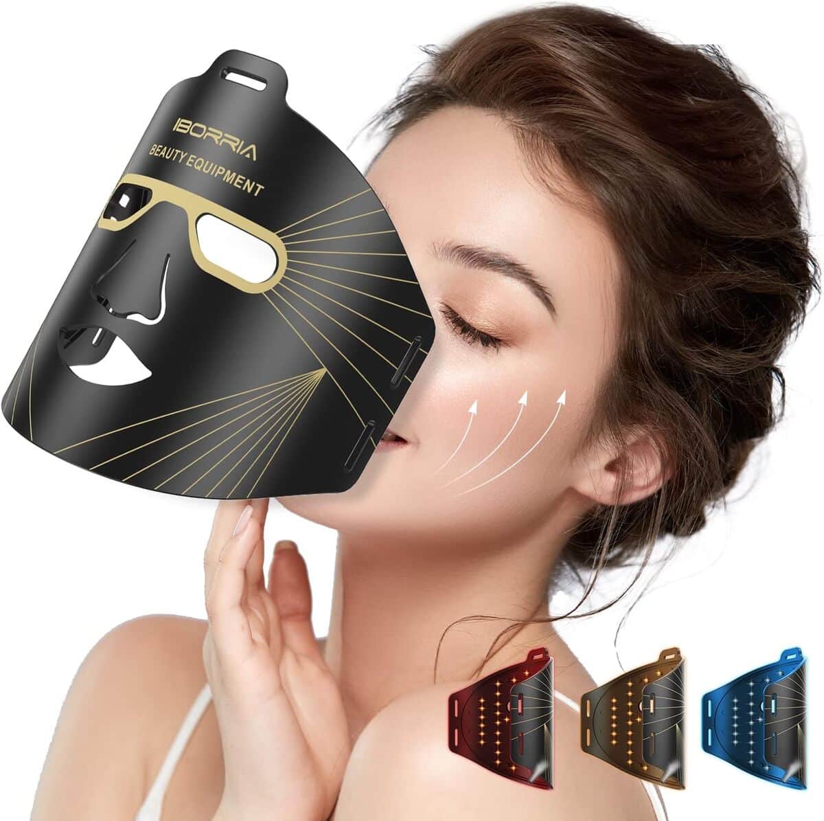 Avis sur le masque facial LED IBORRIA anti-âge noir