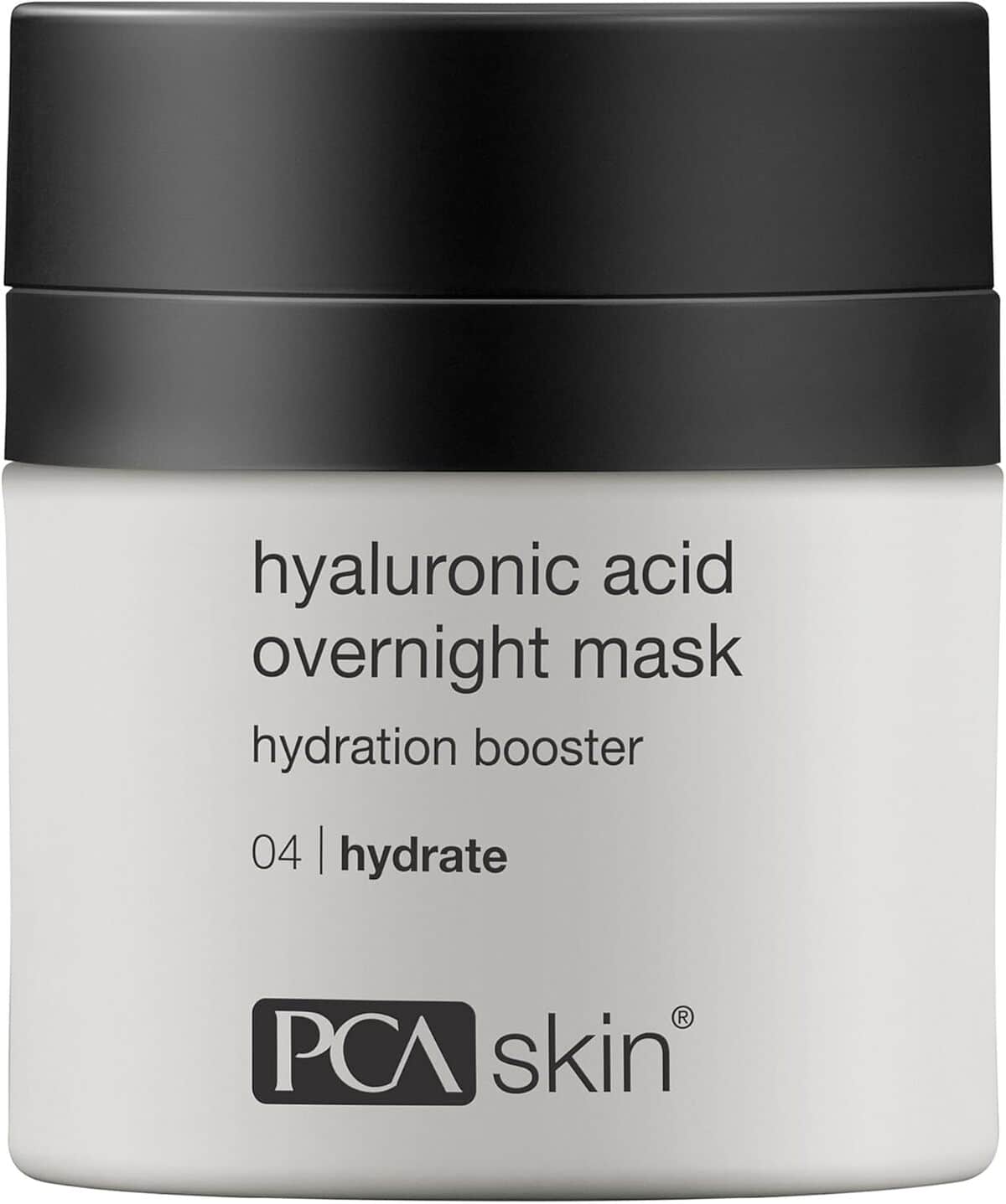 Test du masque de nuit à l'acide hyaluronique PCA Skin
