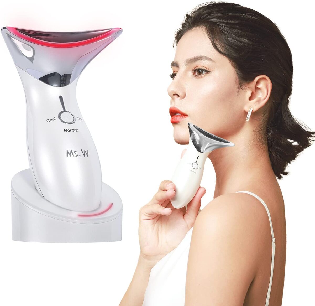 Test : ms.W masseur de visage électrique tonifiant à haute fréquence