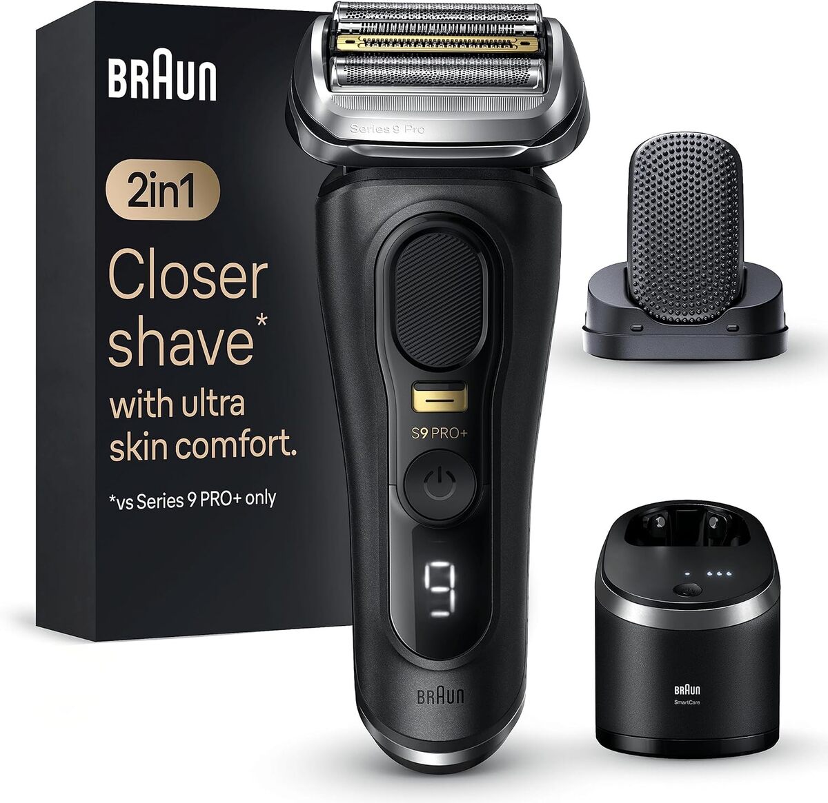 Test Braun Series 9 PRO+ 9590cc : rasoir électrique homme avec tête ProComfort et station SmartCare