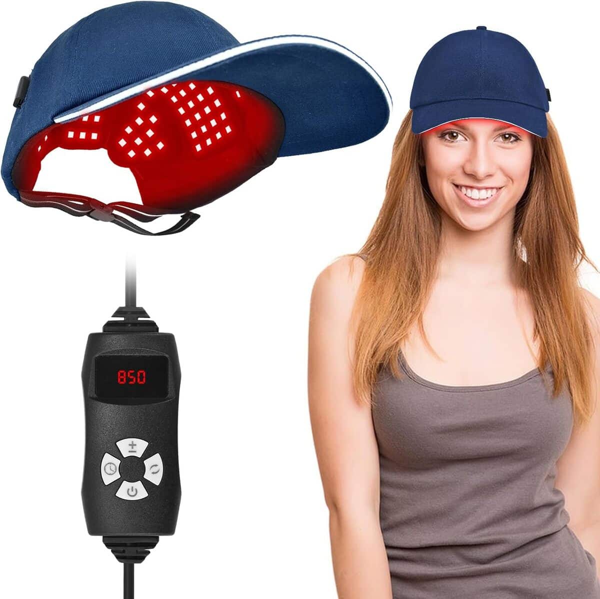 Test du chapeau de luminothérapie LONLIKE : lumière rouge et infrarouge avec minuterie