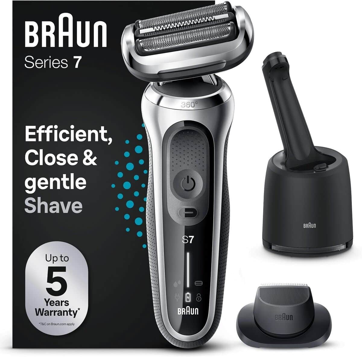Test du rasoir électrique Braun Series 7 70-S7200cc : précision et douceur