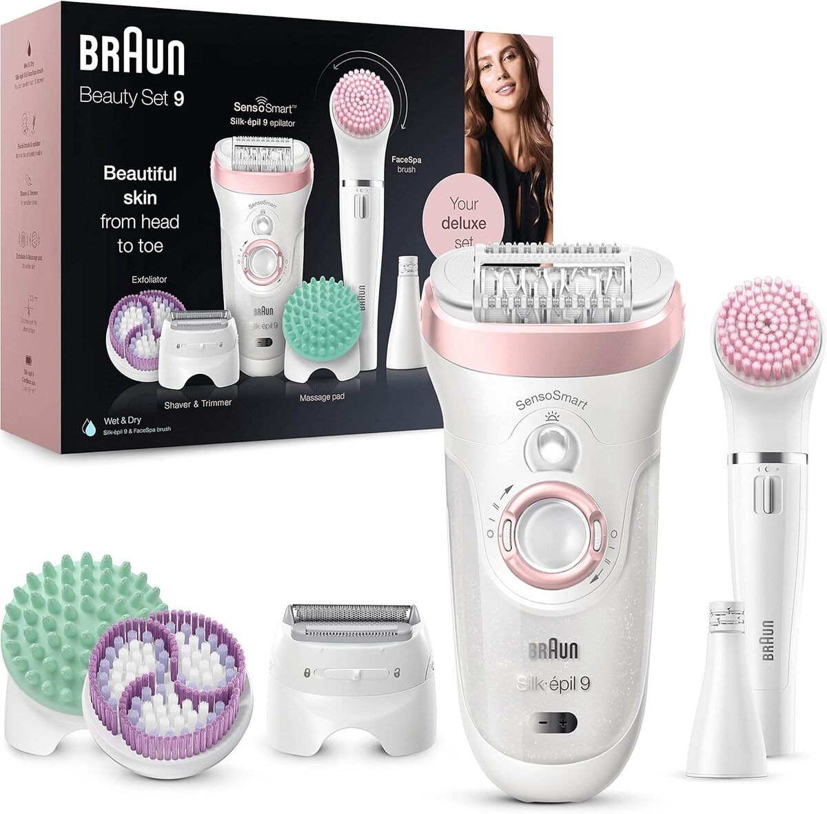 Test : épilateur Braun Silk-Épil 9, le set beauté 9-en-1 sans fil