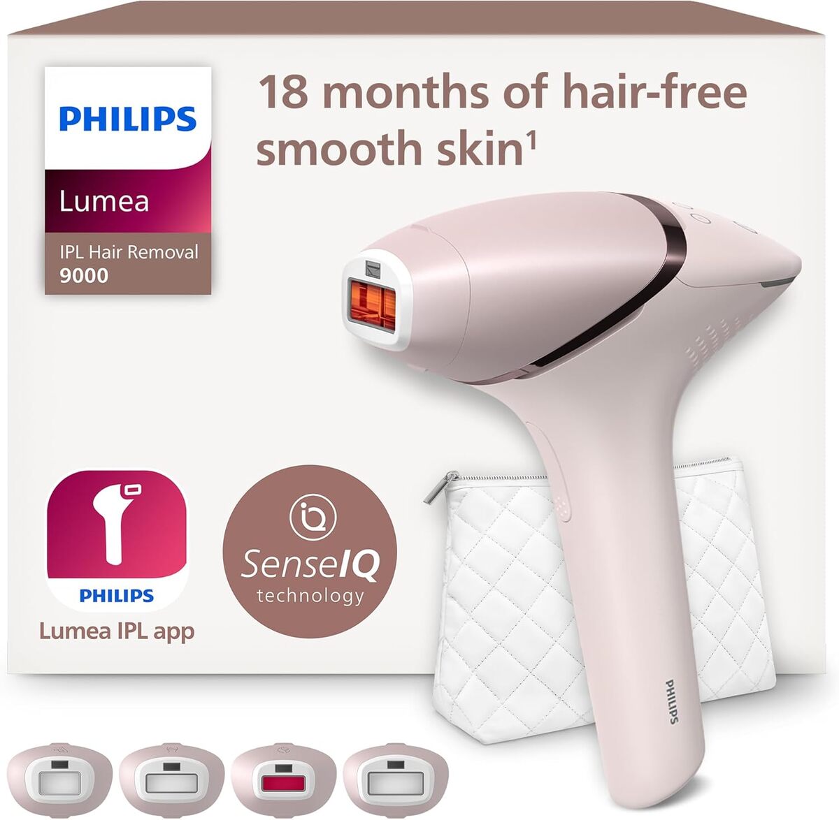 Test : épilateur Philips Lumea 9000, technologie SenseIQ