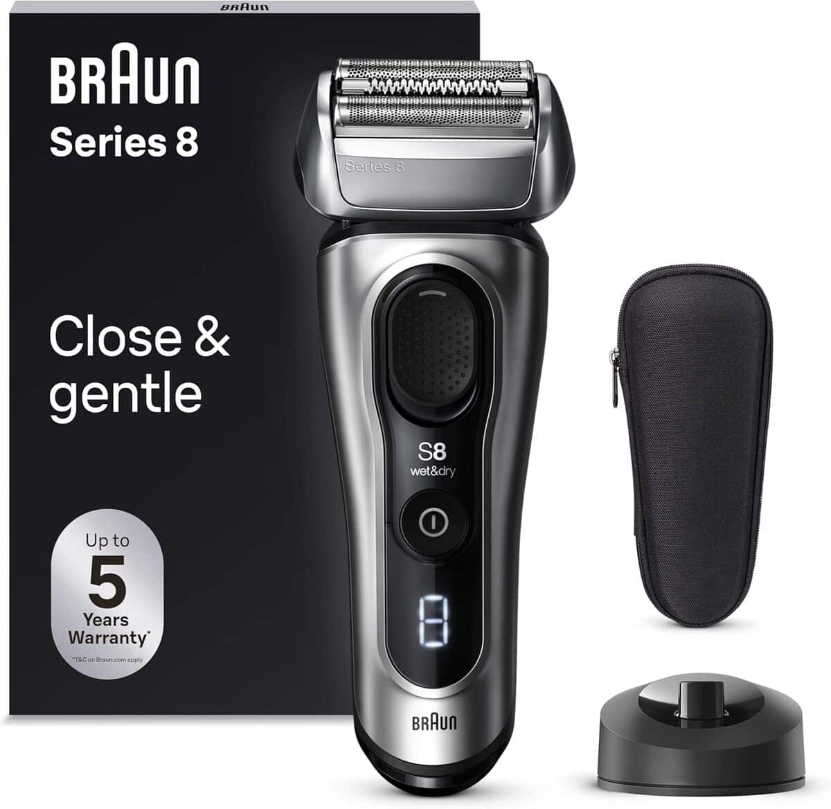 Test : rasoir électrique Braun Series 8 8517s, précision allemande et efficacité