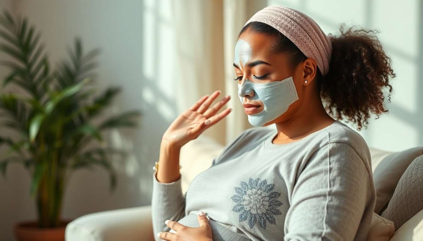 Masque de grossesse visage : astuces et bienfaits