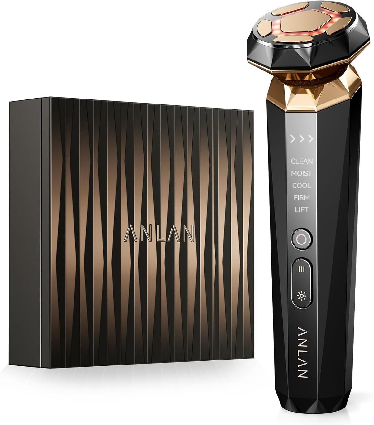 Test : appareil de massage visage ANLAN Or 18K anti-âge