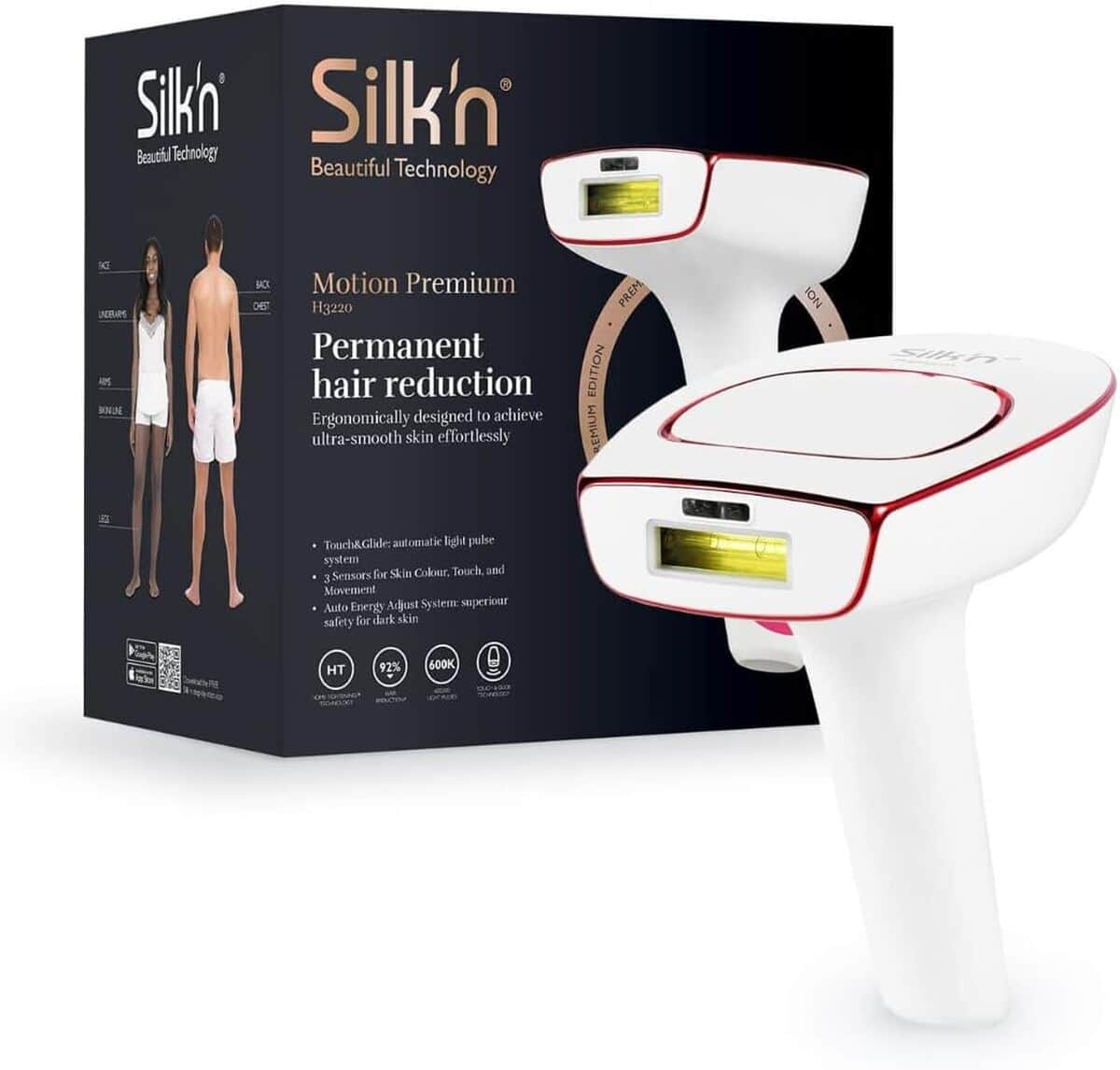 Test du Silk'n IPL Motion Premium : épilation efficace