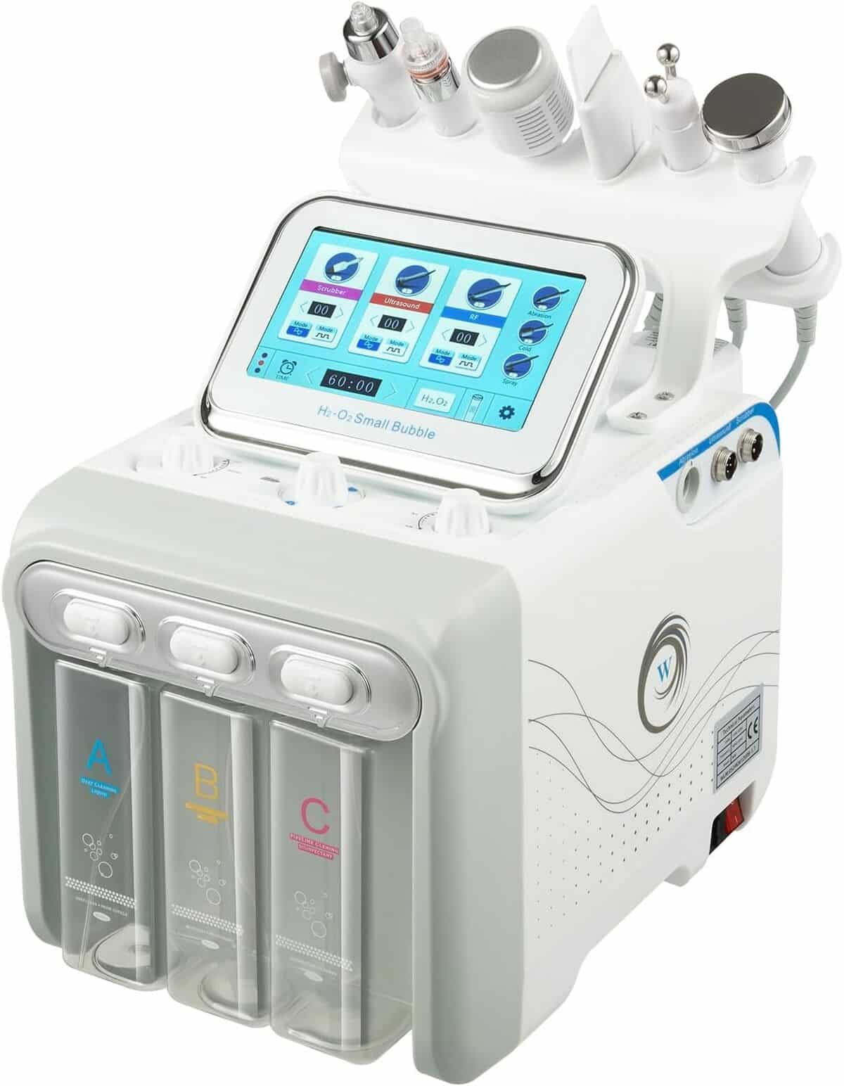 Test de la machine de soins Aquafacial 6 en 1 par Hydrogène Oxygène