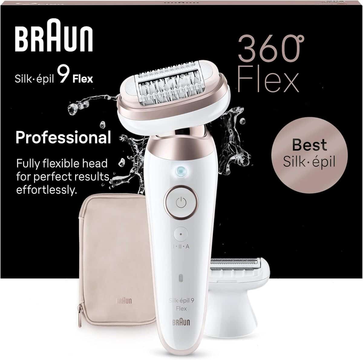 Test de l'épilateur Braun Silk-épil 9 Flex : efficacité et flexibilité 360°