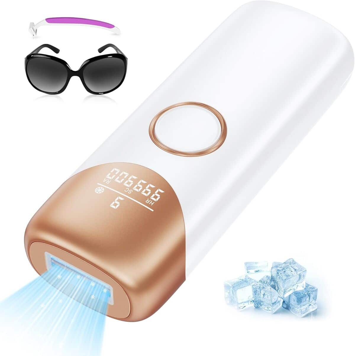 Test : épilateur lumière pulsée IPL 3 en 1 haute énergie 19.8J