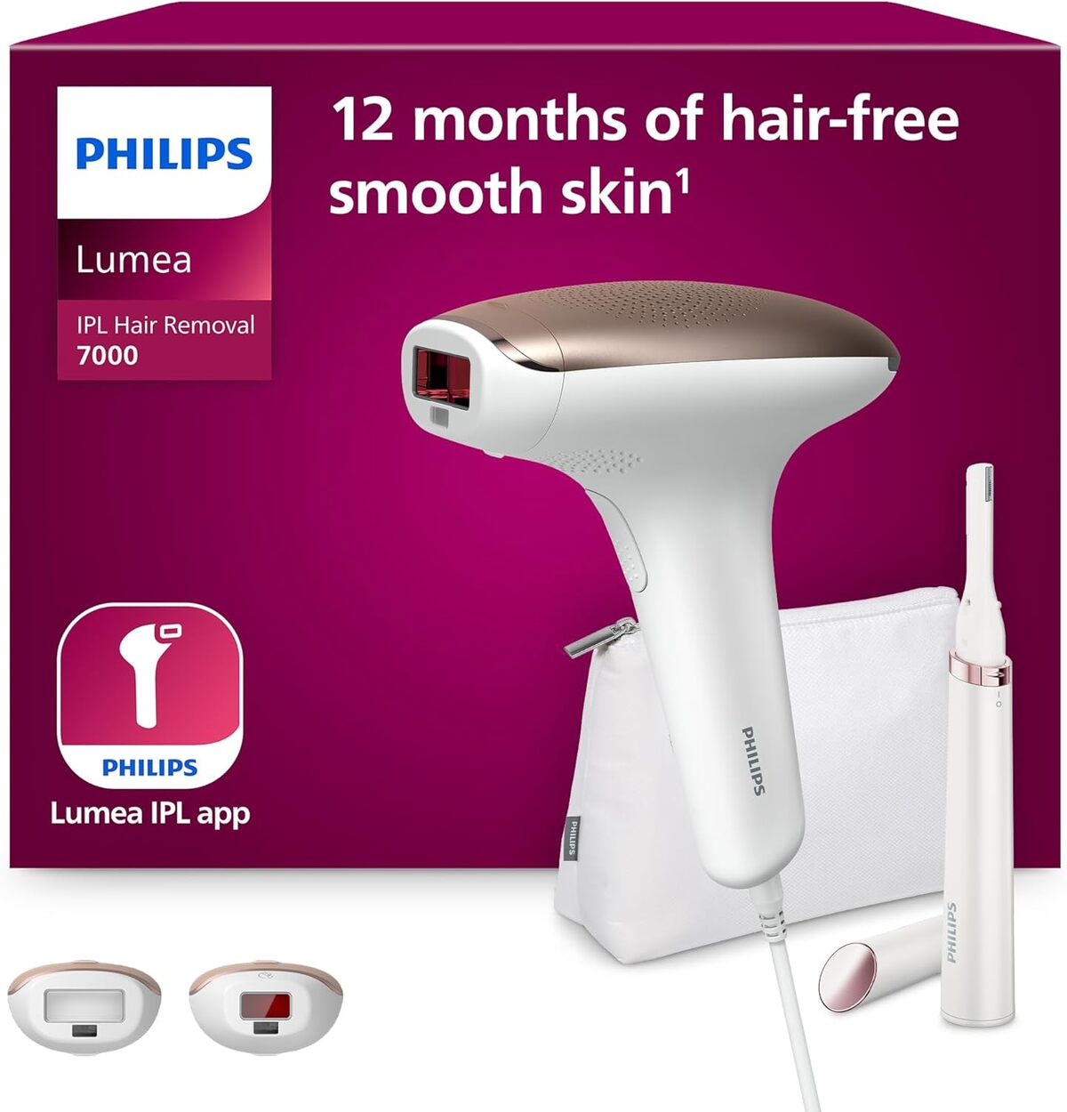 Test : épilateur Philips Lumea série 7000 BRI921/00 avec accessoires utiles
