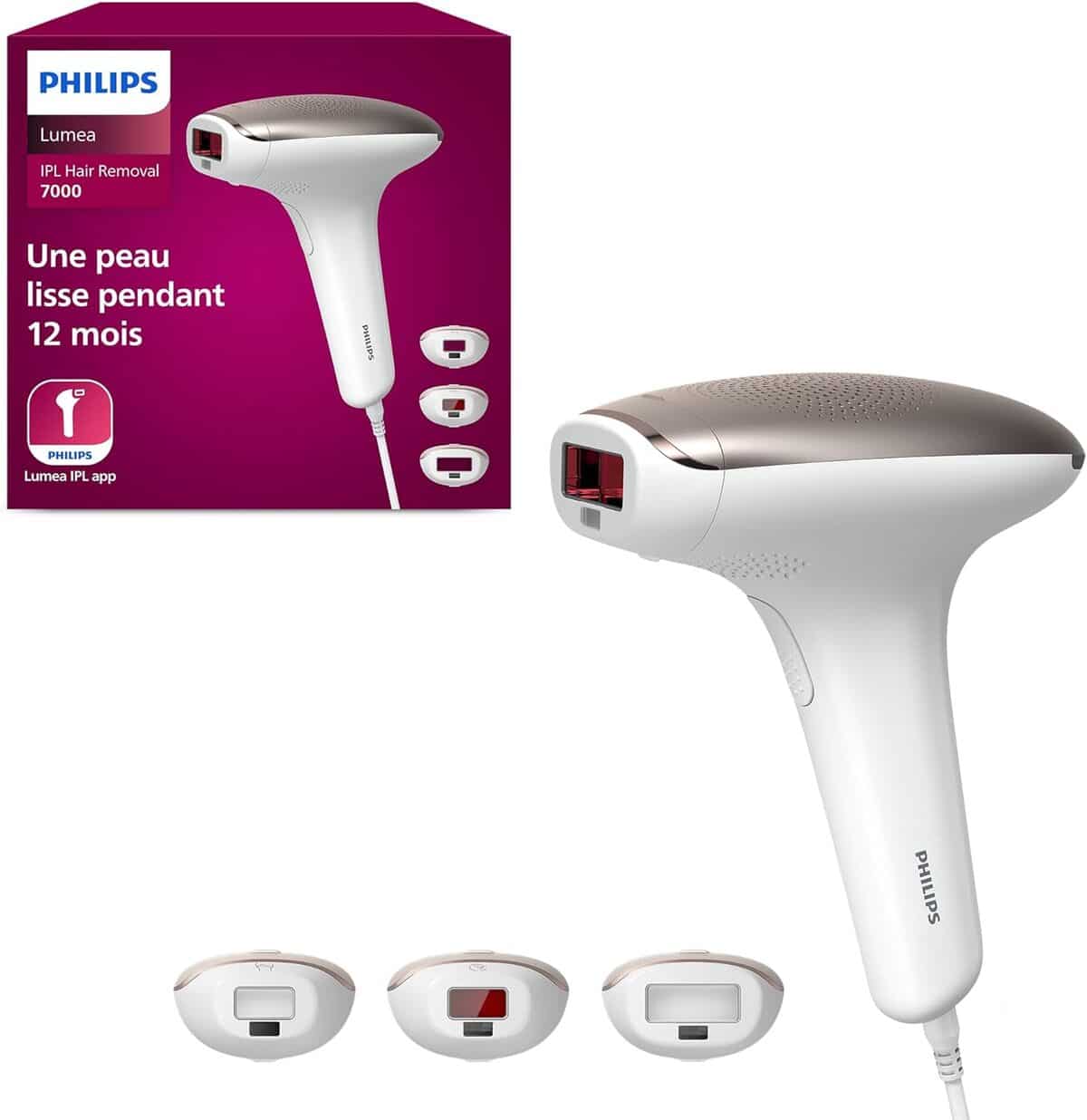 Test : philips Lumea série 7000, épilateur à lumière pulsée modèle SC1999/00