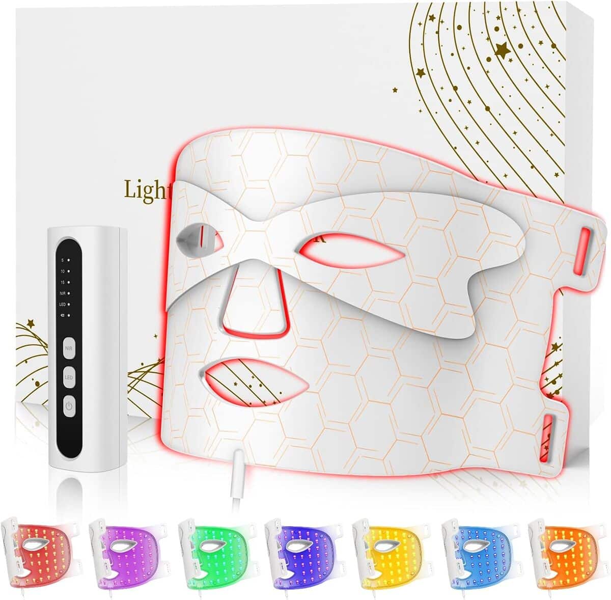 Test du masque LED KIMTAR : 7 couleurs pour un teint rajeuni