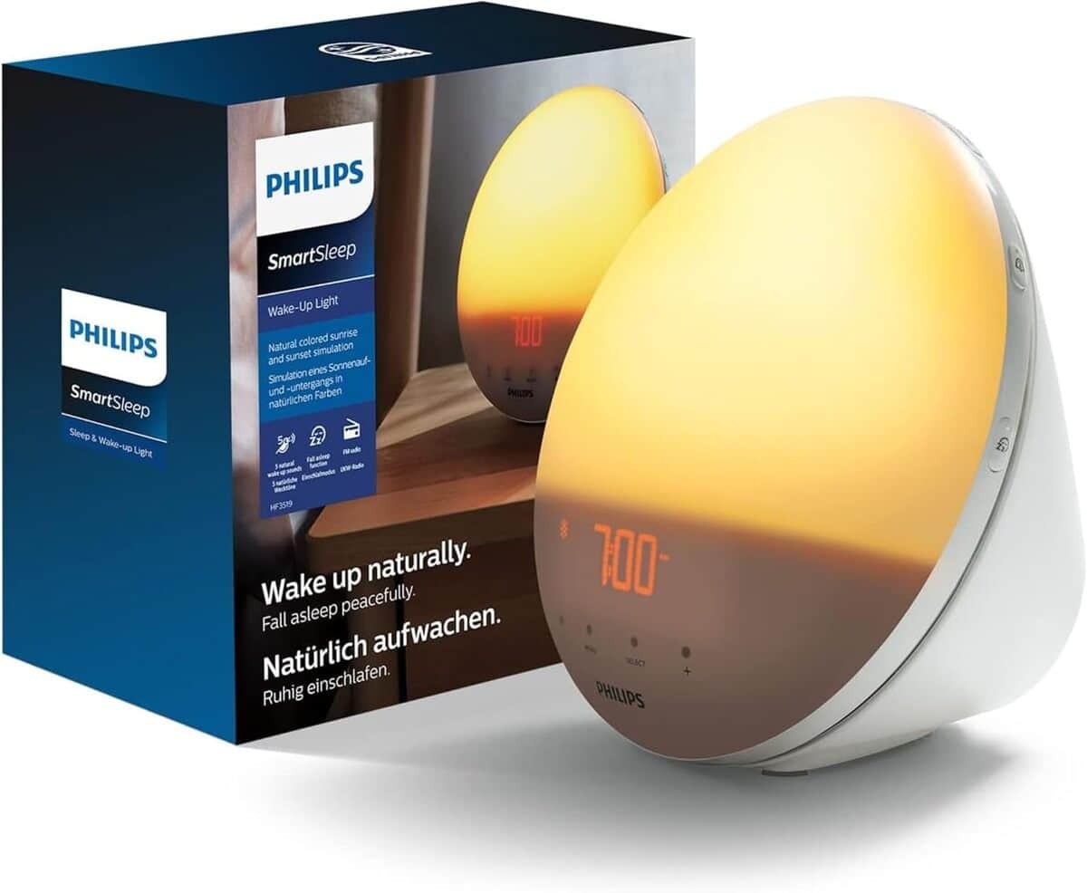 Test du Philips Eveil lumière HF3519/01 avec fonction lever du soleil