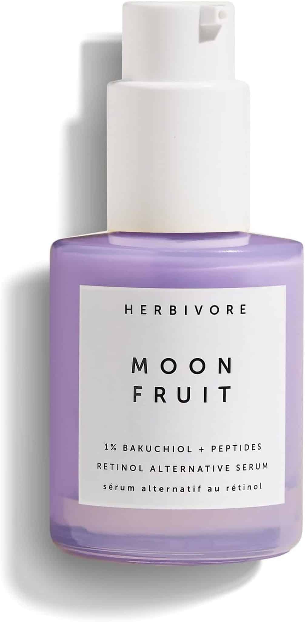 Avis sérum visage Herbivore fruit de lune : bakuchiol et peptides extraordinaires