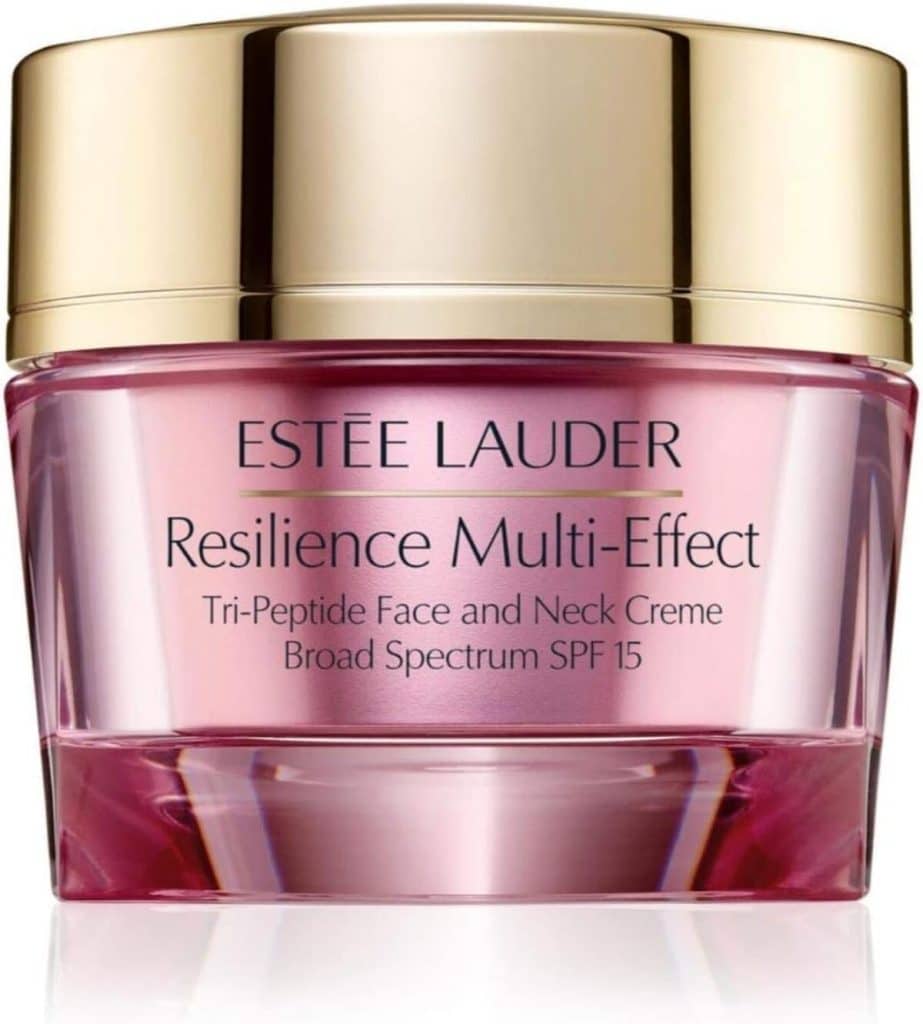 Avis sur la crème visage et cou Estée Lauder Resilience Multi-Effect SPF15