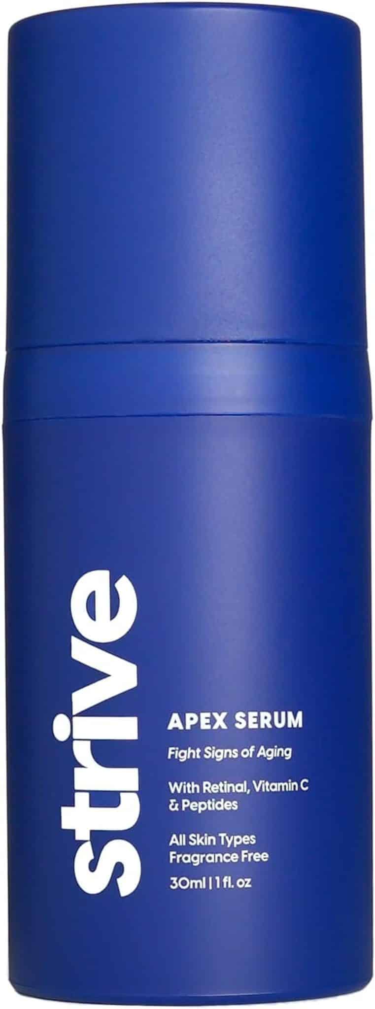 Avis sur le sérum anti-âge Strive Apex : éclat et jeunesse