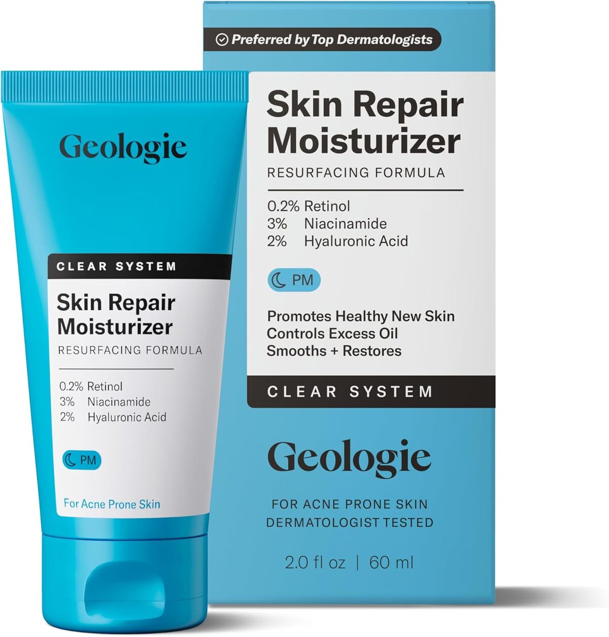 Test de la crème Geologie Clear System : réparateur pour peau acnéique