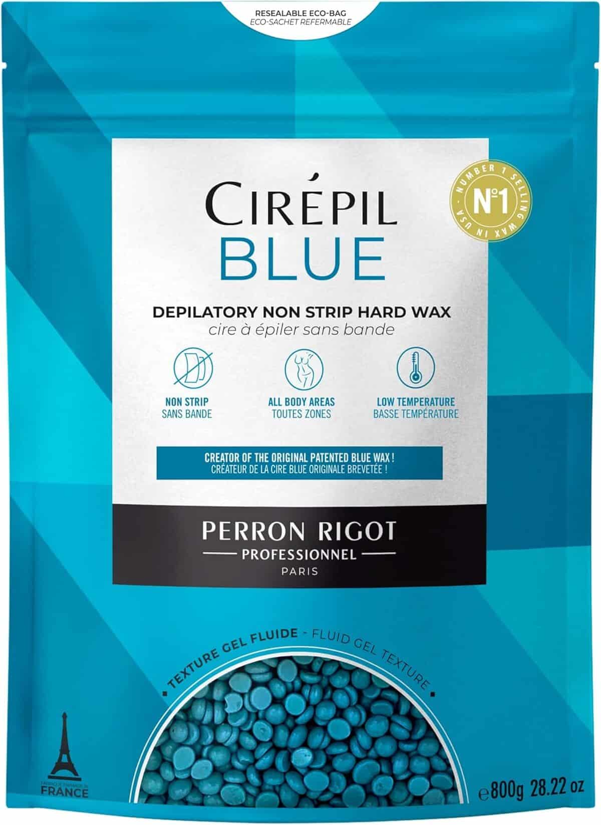 Test des perles de cire bleue Cirépil 800g de Perron Rigot