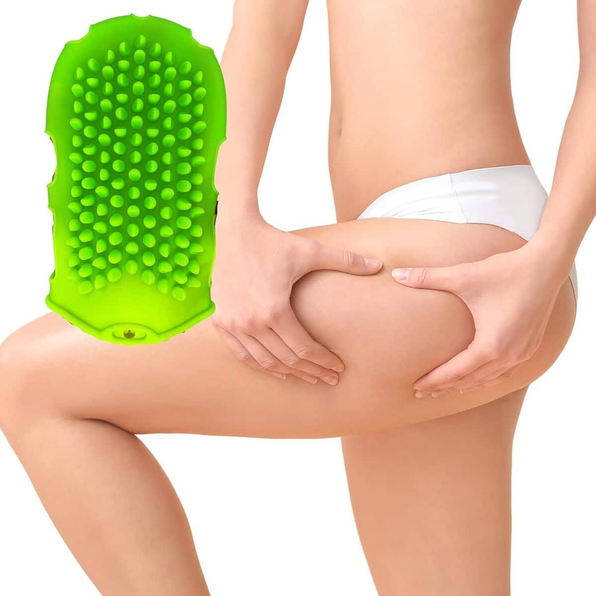 Test du gant Ramollite anti-cellulite : brosse lissante en silicone