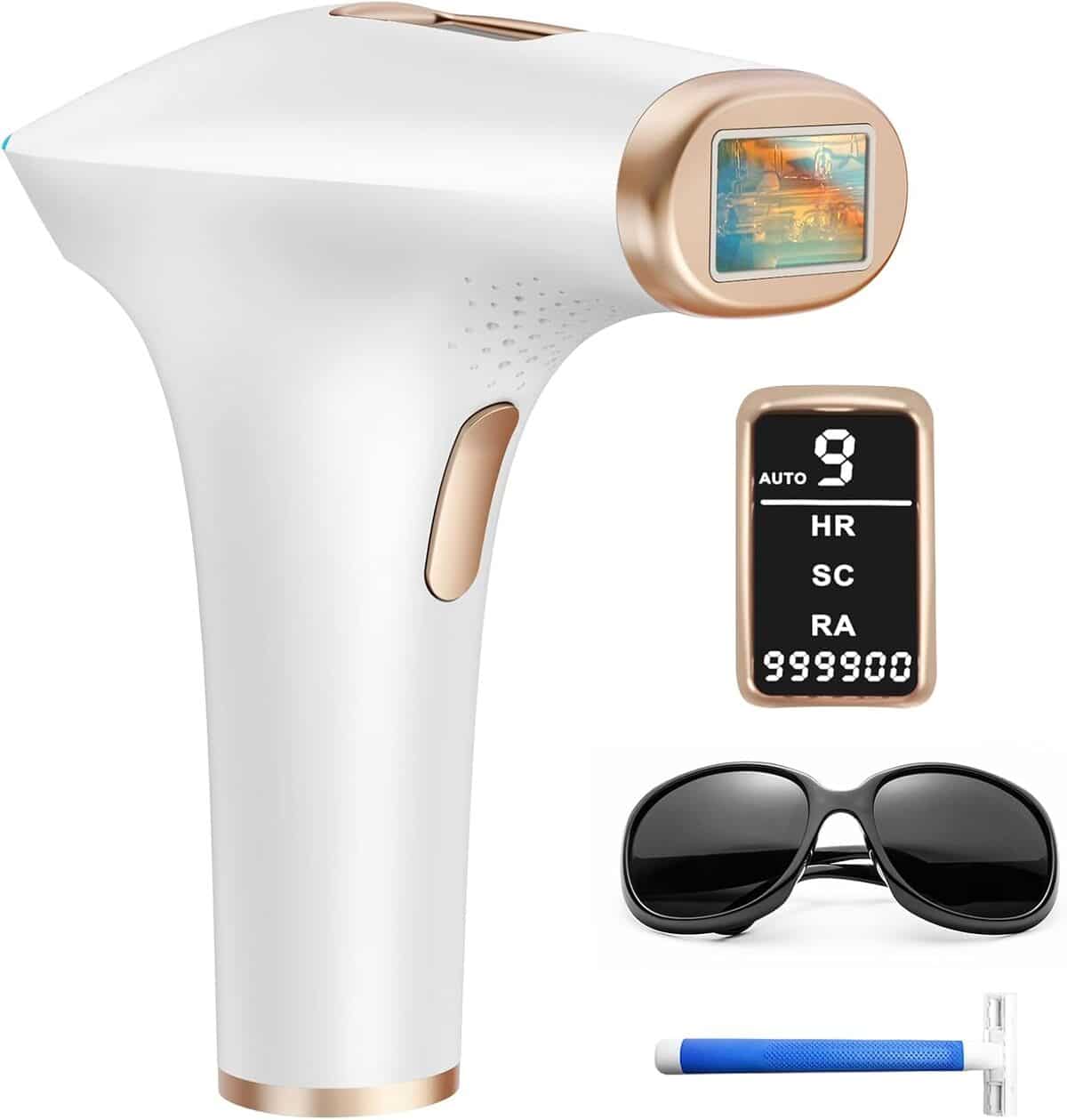 Test : épilateur lumière pulsée Tiimagic 9 niveaux d'énergie IPL