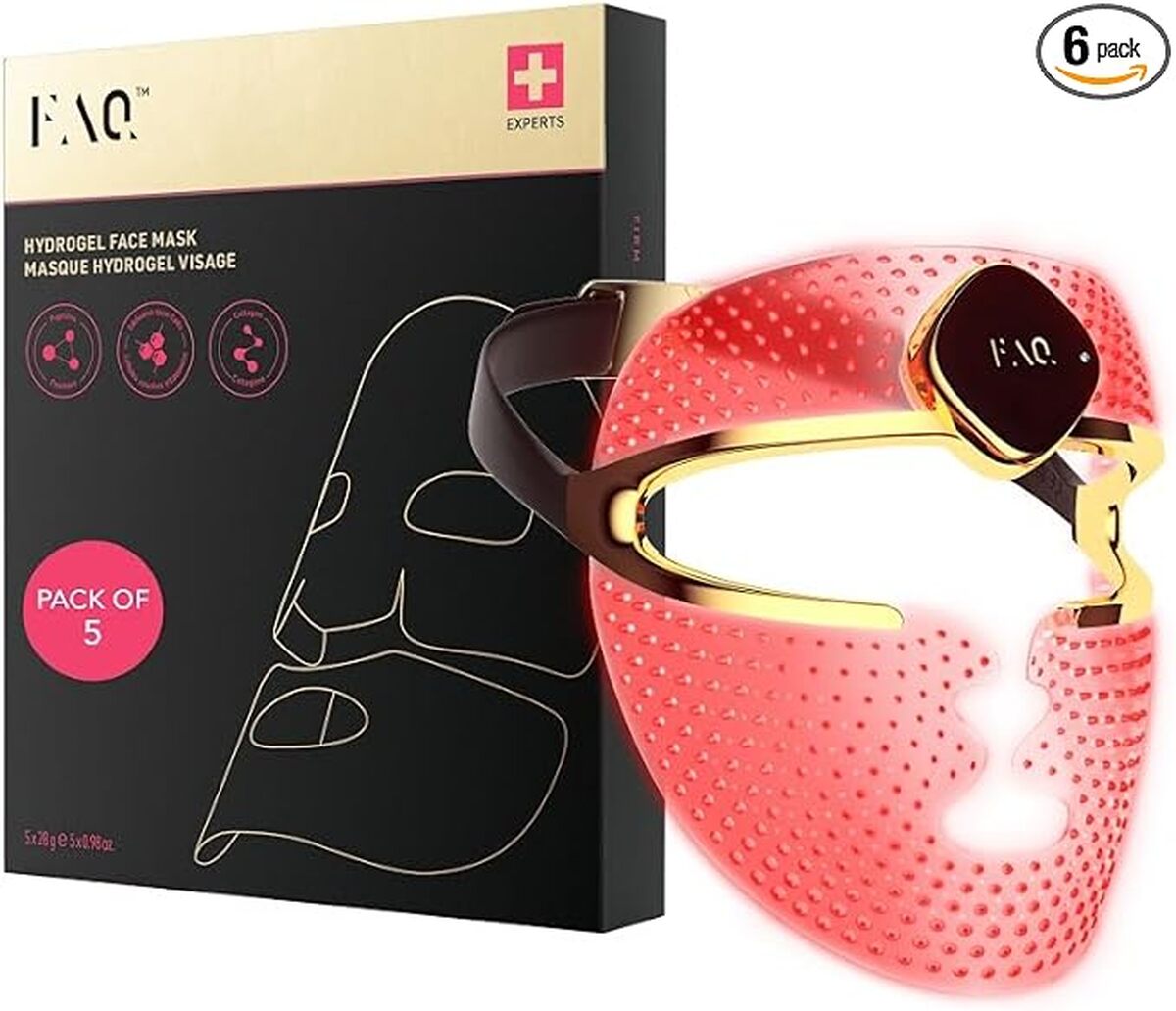 Test : masque LED FAQ 202 et masque collagène FAQ pour une peau éclatante