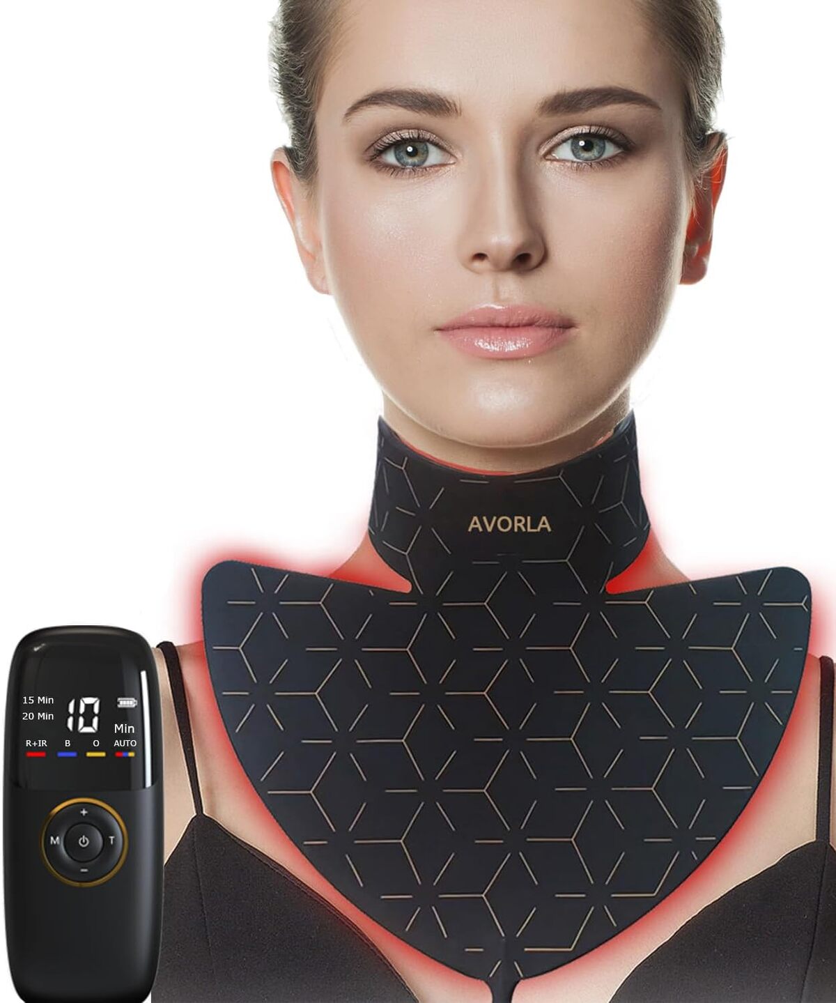 Test : avorla masque facial LED en silicone - soin visage maison et voyages