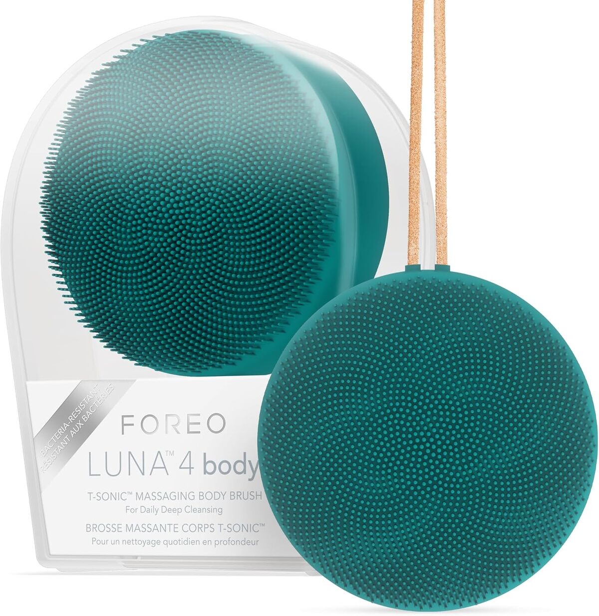 Test de la brosse de massage FOREO LUNA 4 body Evergreen : exfoliation et soin du corps