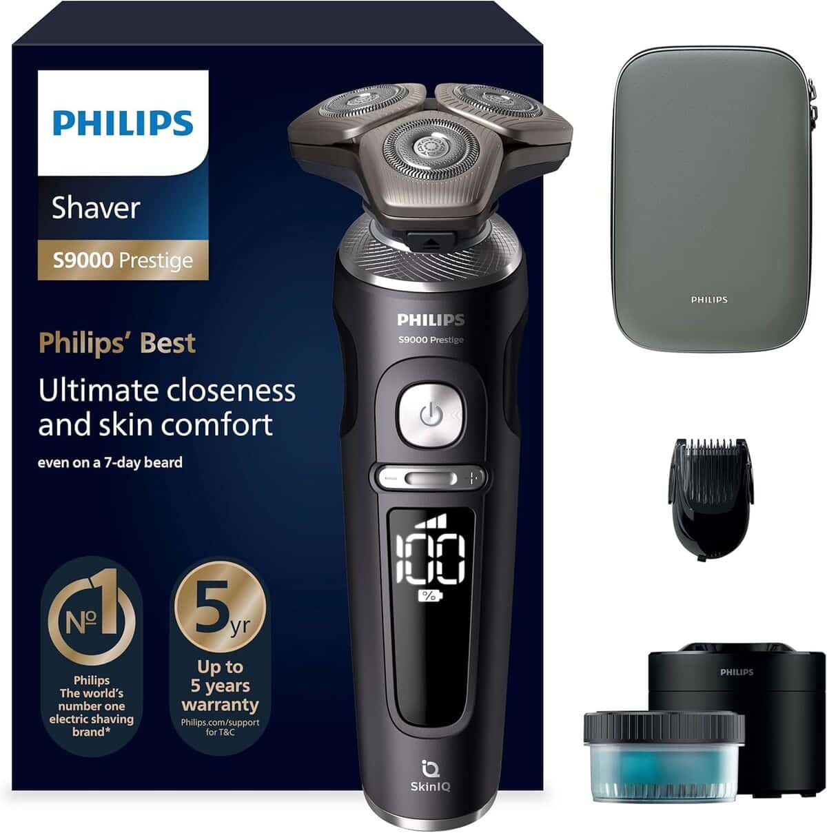 Test du rasoir Philips Series 9000 Prestige : efficacité et élégance