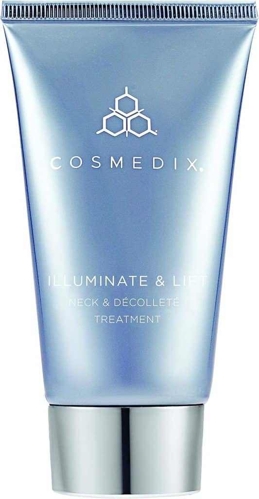 Test du Cosmedix Illuminate and Lift : soin cou et décolleté