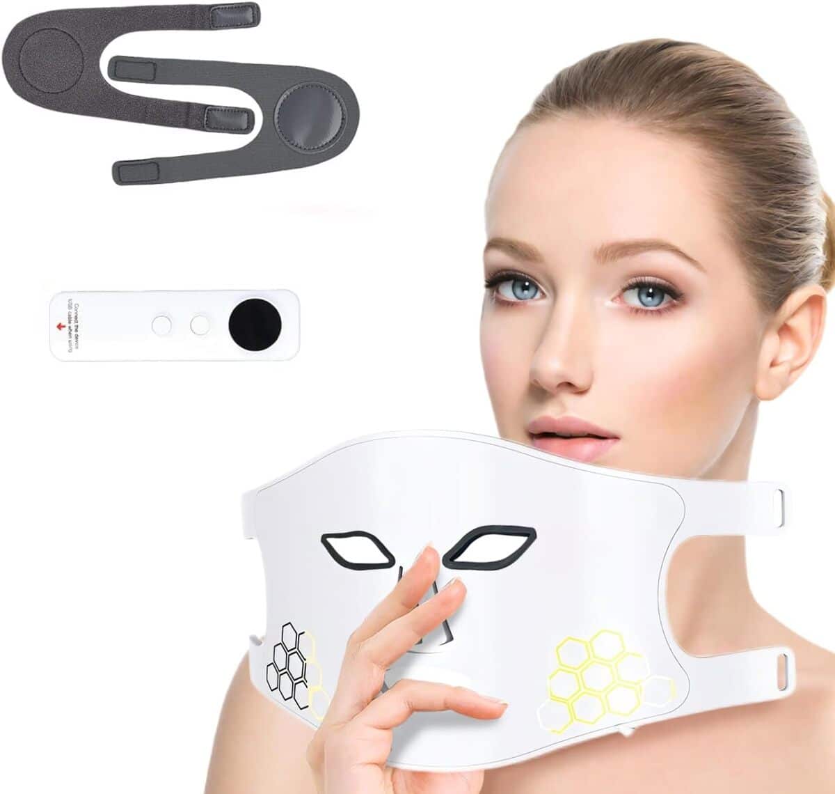 Test du masque de luminothérapie LED Shquanfuya : fM-01, fM-02, fM-03