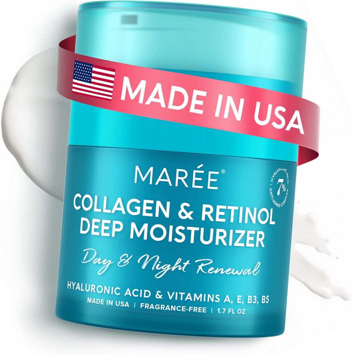 Test : hydratant anti-âge MAREE au rétinol et collagène