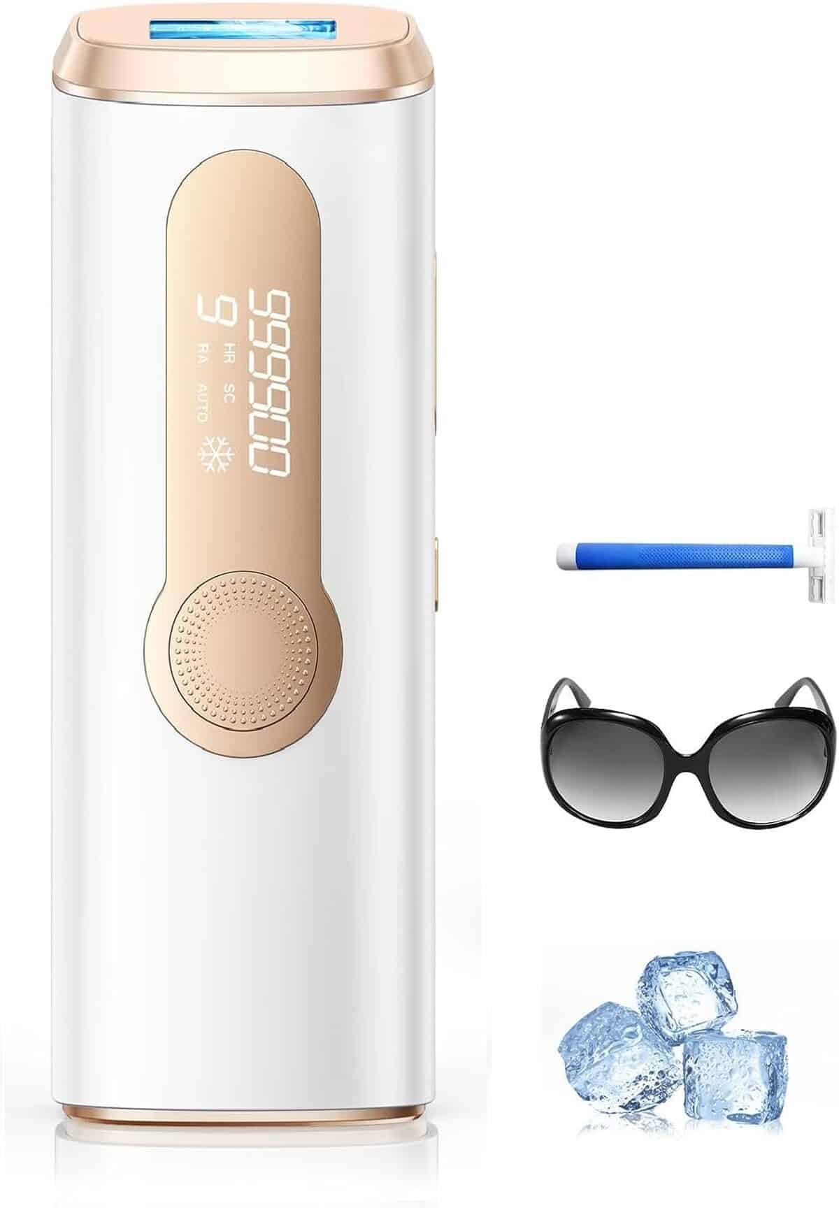 Test : tiimagic IPL épilateur lumière pulsée 9 niveaux avec refroidissement