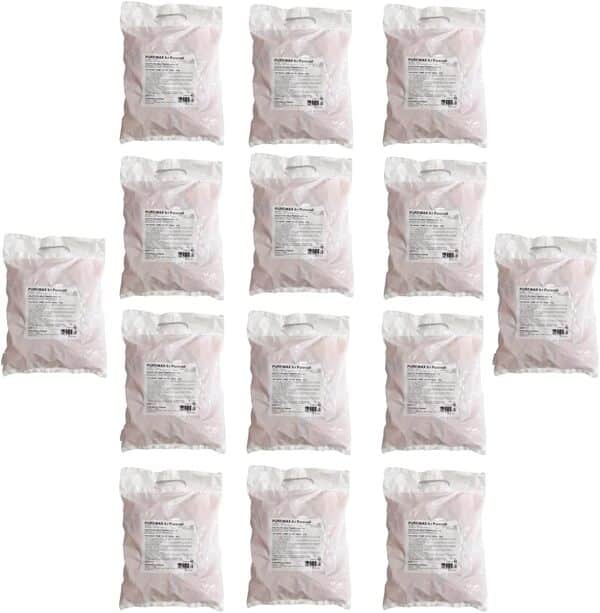 Purewax | Galet de cire à épiler | épilation sans bande | sachet | professionnel | jambes | Maillot | corps (Rose, 14 KG | 14 Sachets)