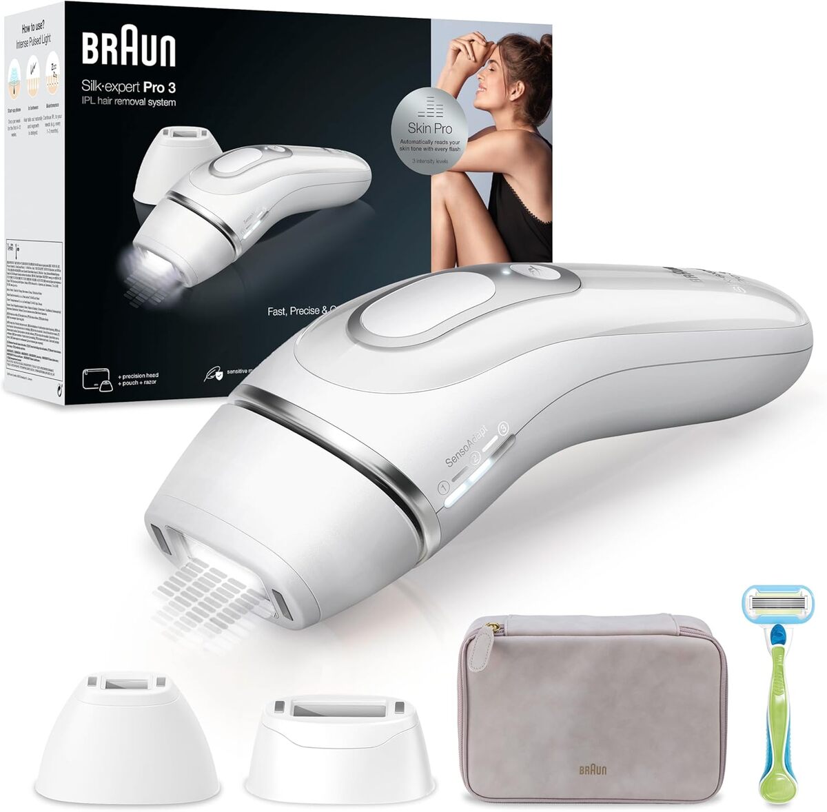 Test : braun Silk·expert Pro 3 PL3133, épilateur lumière pulsée performant