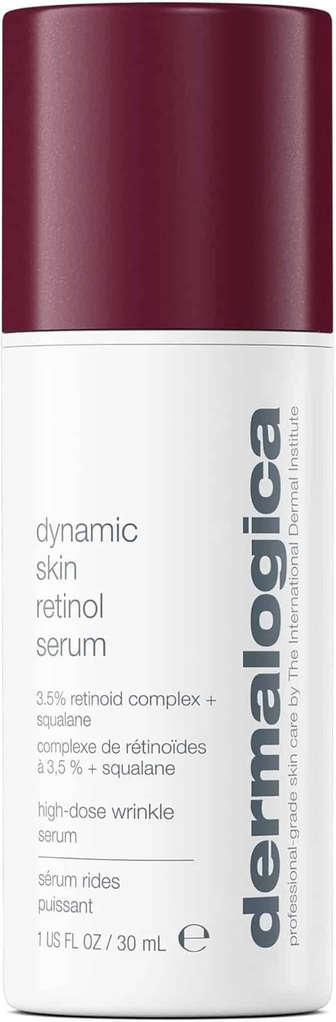 Test : dermalogica Dynamic Skin Retinol Serum 30ml, lisseur puissant en 2 semaines