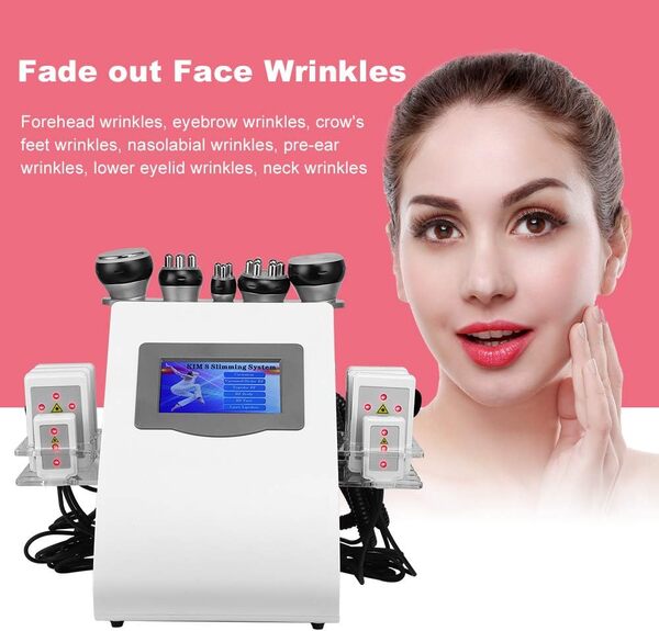 5 Dans 1 RF Ultrasonique Cavitation Produit de Beauté Corps Sous Vide Minceur Brûlant les Graisses Visage Anti-âge Beauté Machine(01)