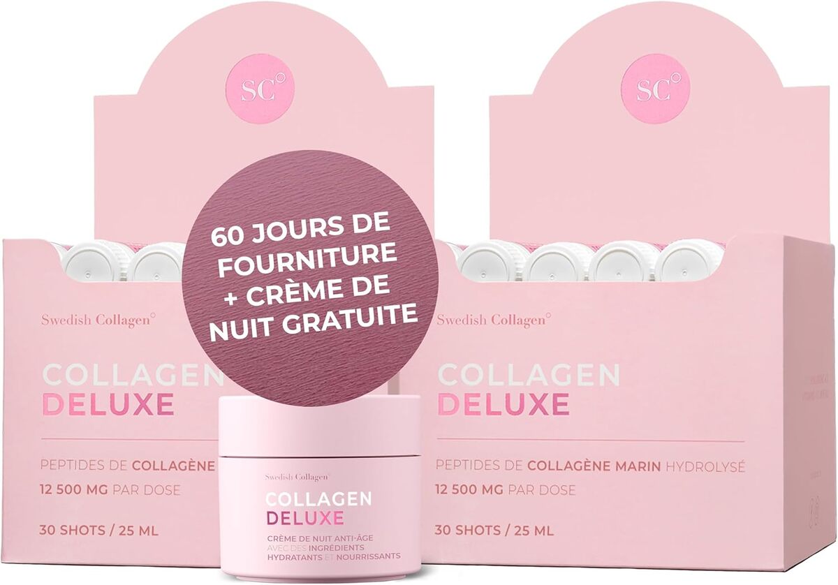 Test : coffret Deluxe Swedish Collagen, collagène marin et crème nuit