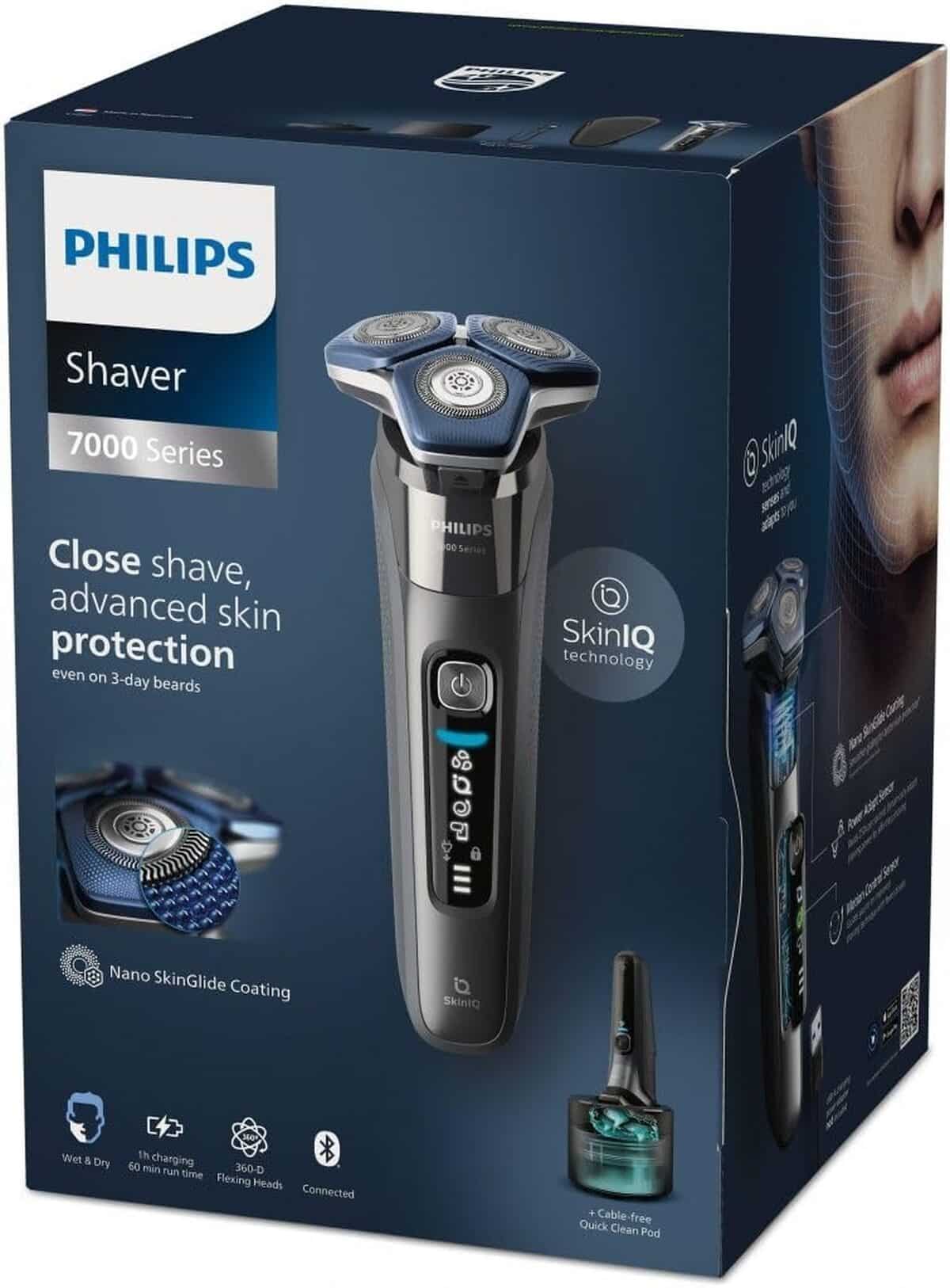 Test du rasoir rotatif Philips Shaver Series 7000 S7887/55