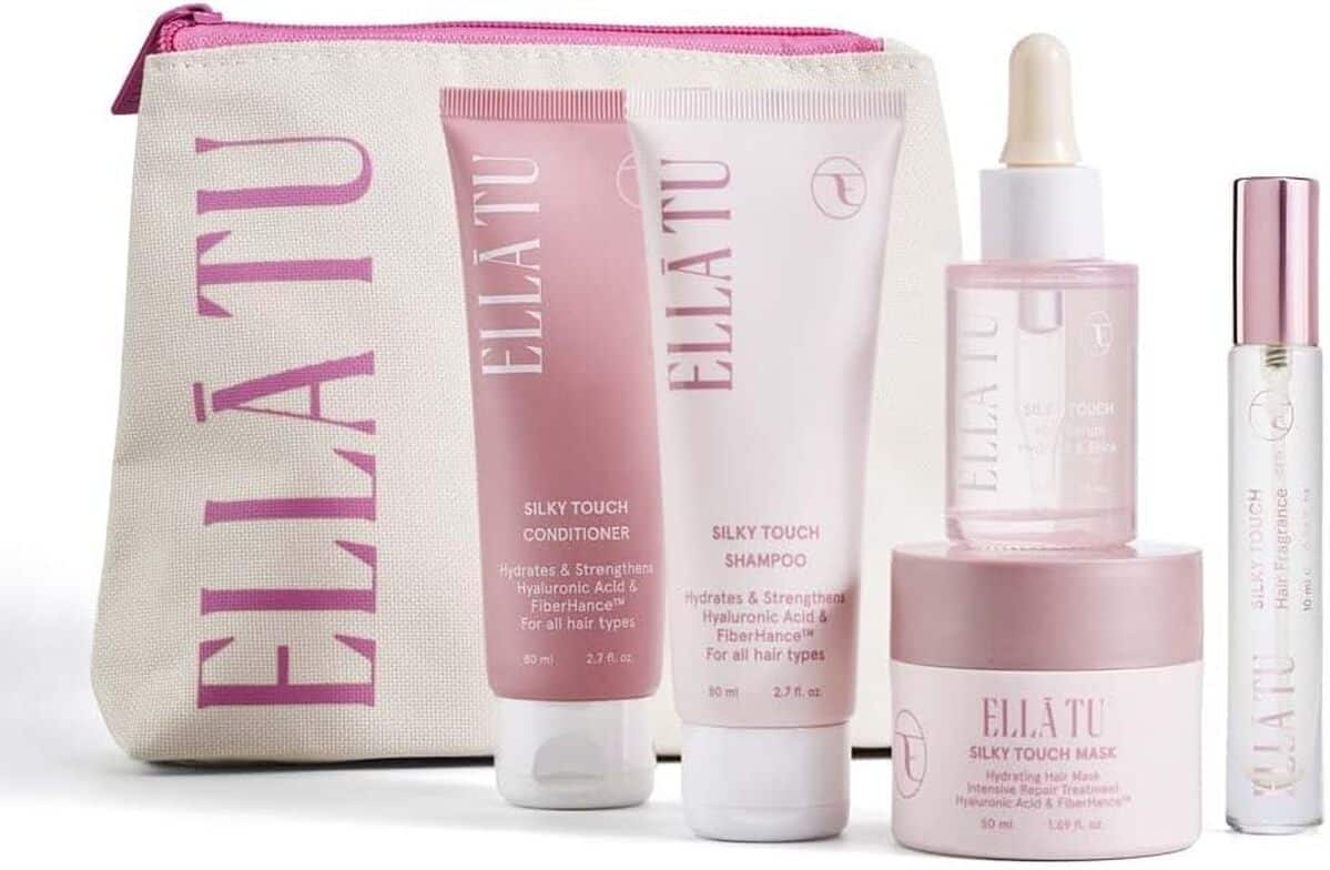 Test : kit de voyage Ellātu Silky Touch pour cheveux abîmés