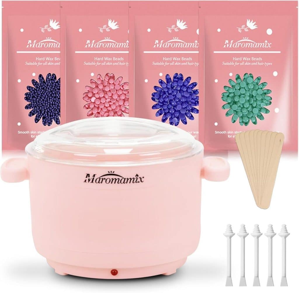 Test du kit d'épilation chauffe-cire en silicone