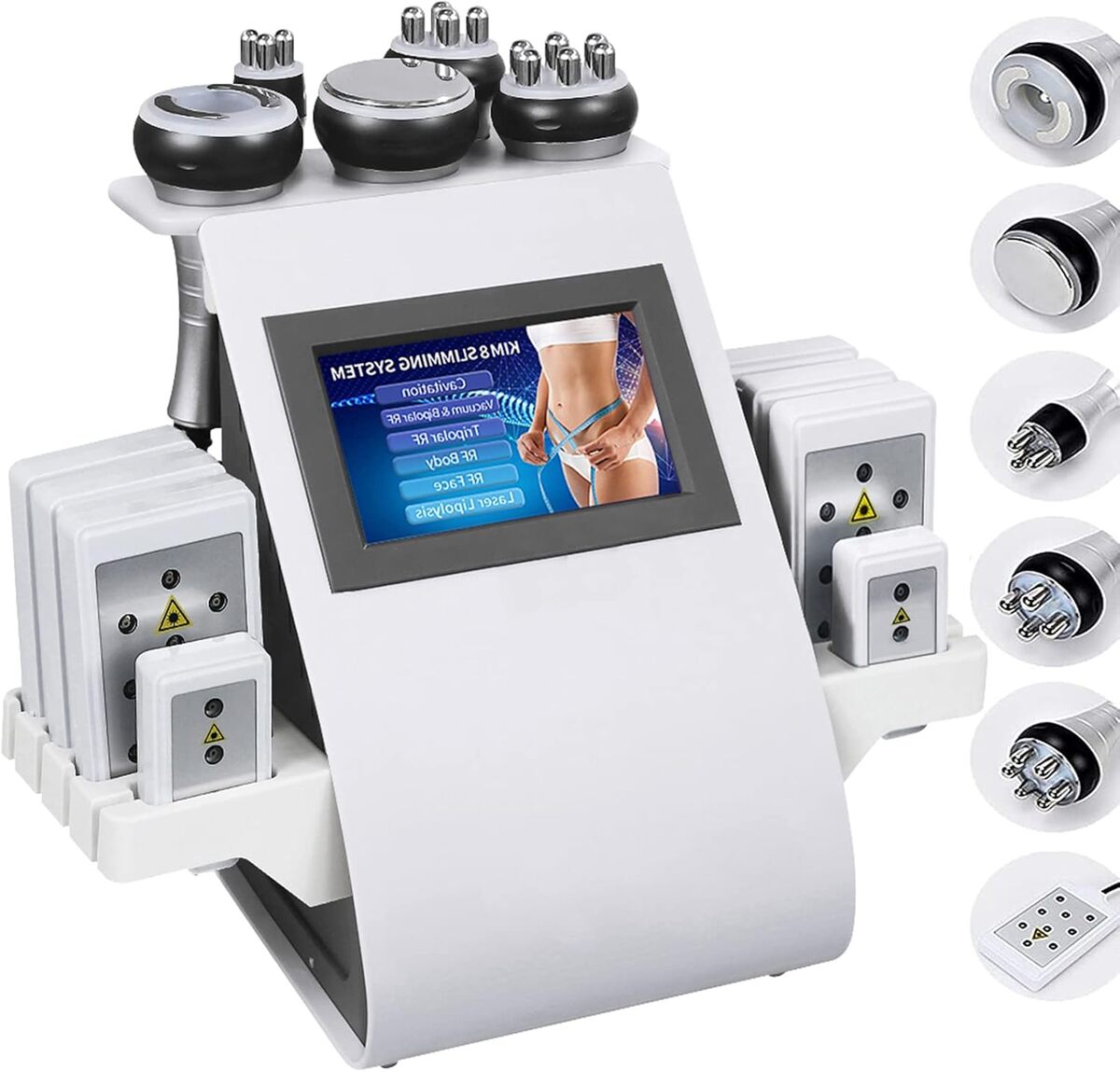 Test lipocavitation radiofréquence 6 en 1 pour réduire la cellulite