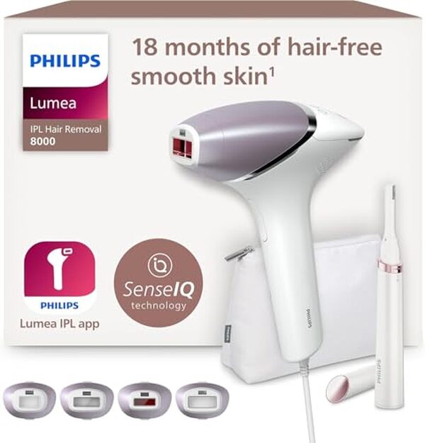 Découvrez l'efficacité de l'épilation à lumière pulsée avec les packs Philips Lumea série 8000 et Series 5000 : solutions innovantes pour une peau douce et visage impeccable.
