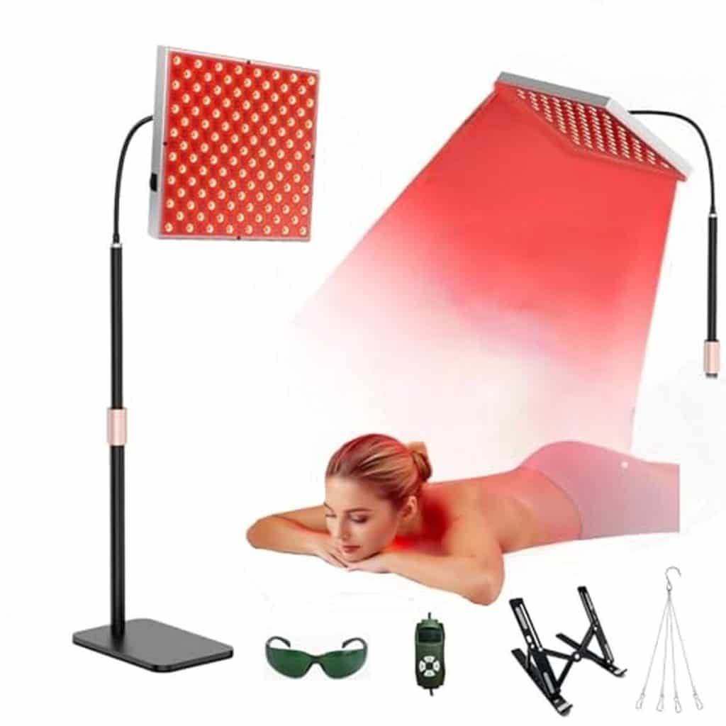 Test de la lampe de luminothérapie rouge 225 LED