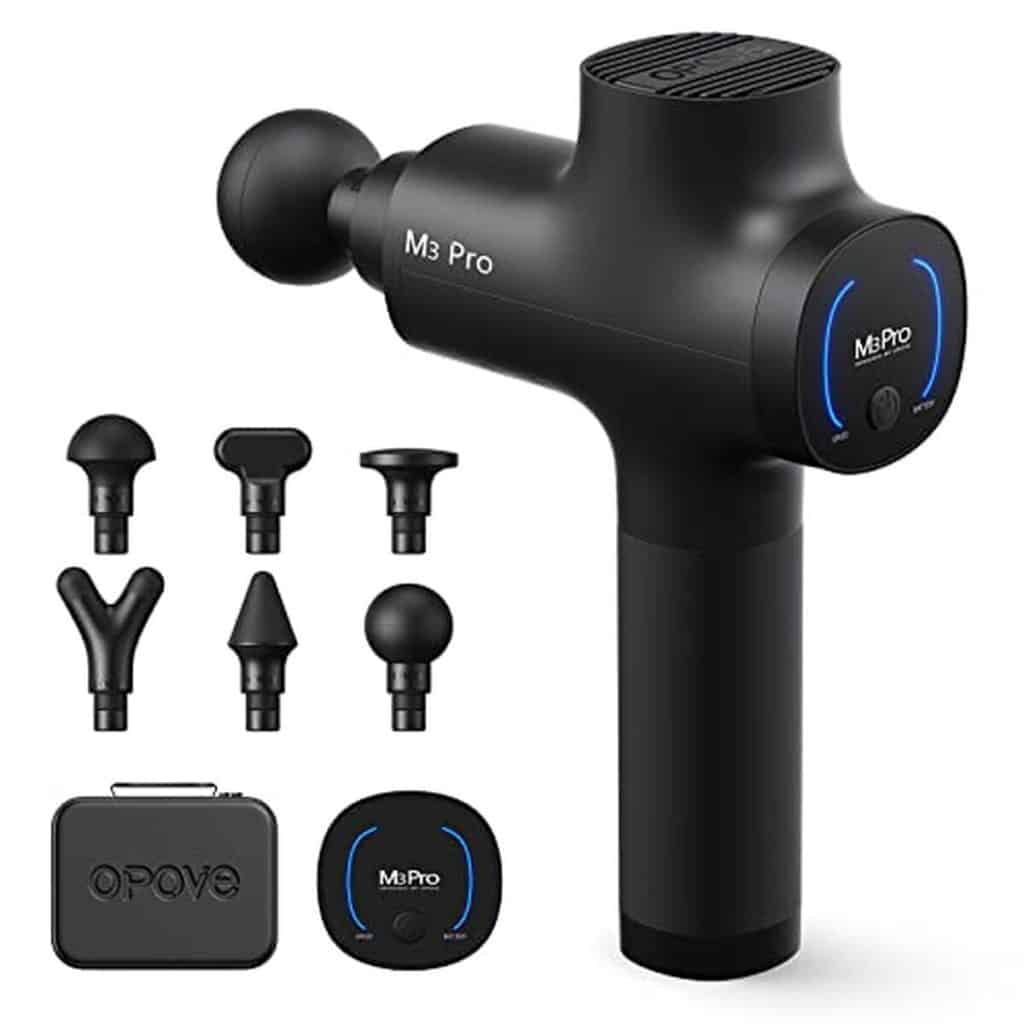 Test du pistolet de massage opove M3 Pro Noir : relaxation profonde et silencieuse