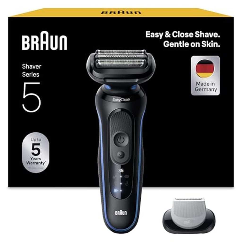 Test du rasoir Braun Series 5 : performance et douceur
